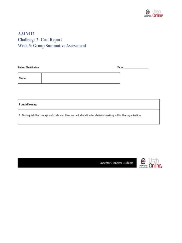 Cost Report for Group Assessment | PDF | Profit (Economics) | Cost
