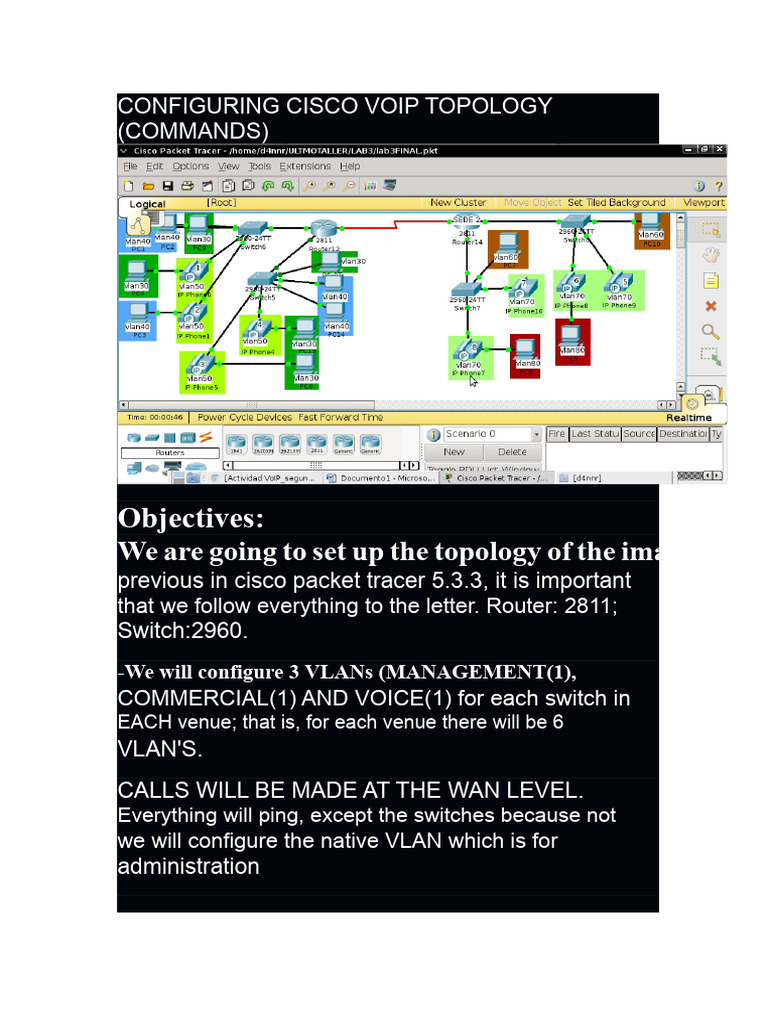 Cisco VoIP Topology Configuration Guide | PDF | Router (Computing ...