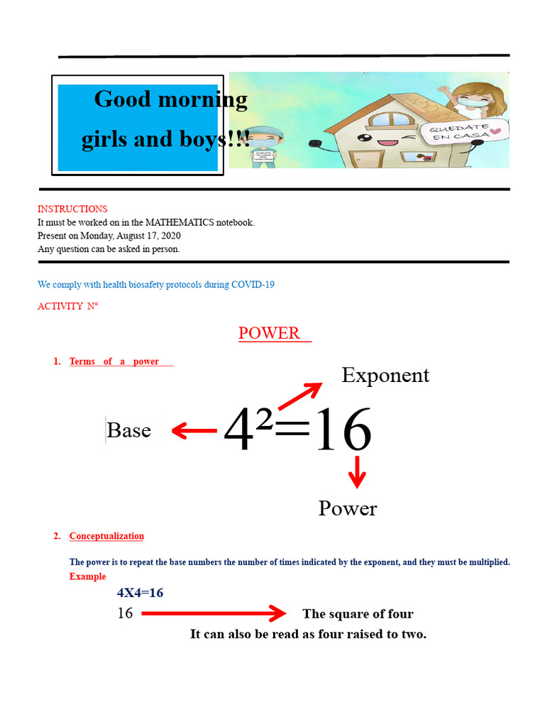 Understanding Powers in Mathematics | PDF | Exponentiation | Numbers
