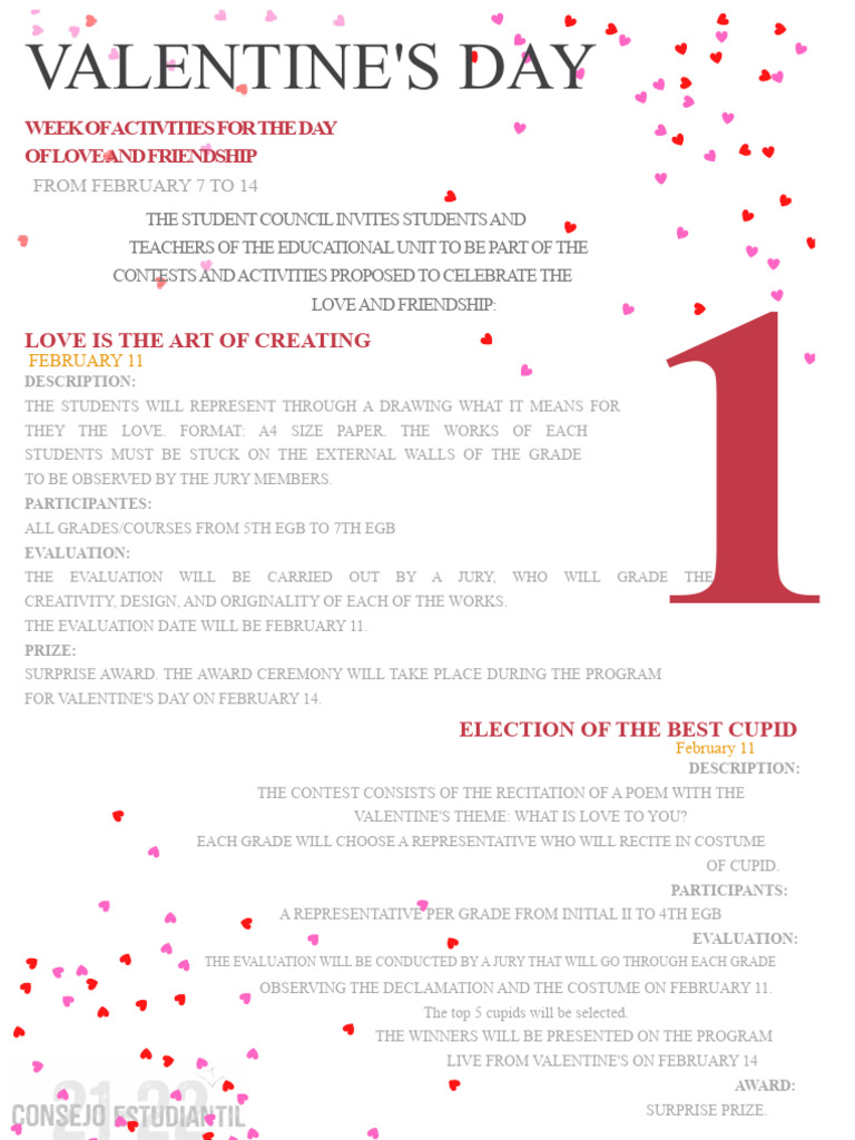 VALENTINE'S DAY PROGRAM INVITATION 22 | PDF