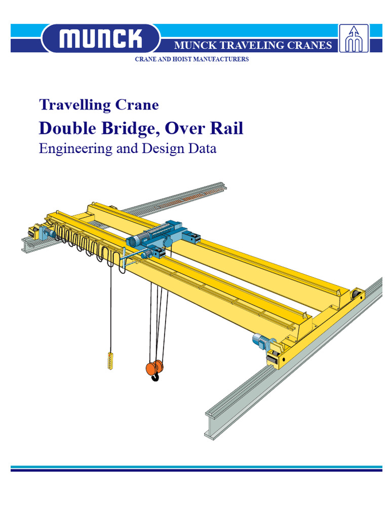 Double Girder Traveling Crane On Rail | PDF | Crane (Machine) | Foot (Unit)
