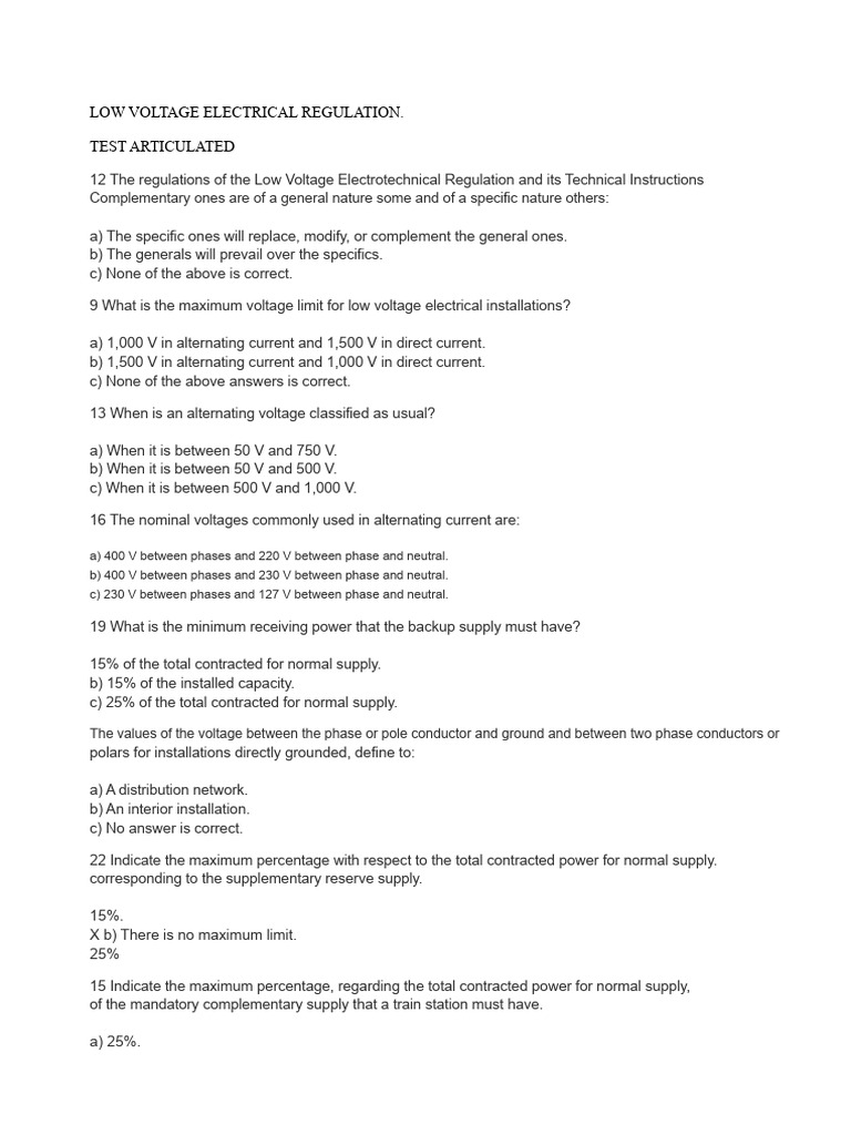 Low Voltage Electrical Regulations Overview | PDF | Lighting ...