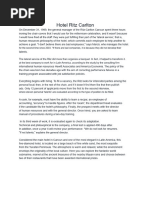 Ritz Carlton - Gold Standards | PDF