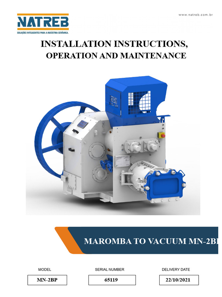MN-2BP Vacuum Machine Manual | PDF | Lubricant | Emergency