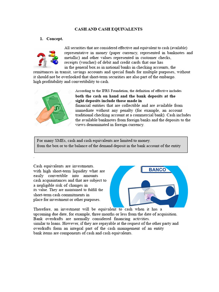 Understanding Cash and Cash Equivalents | PDF | Banks | Cash