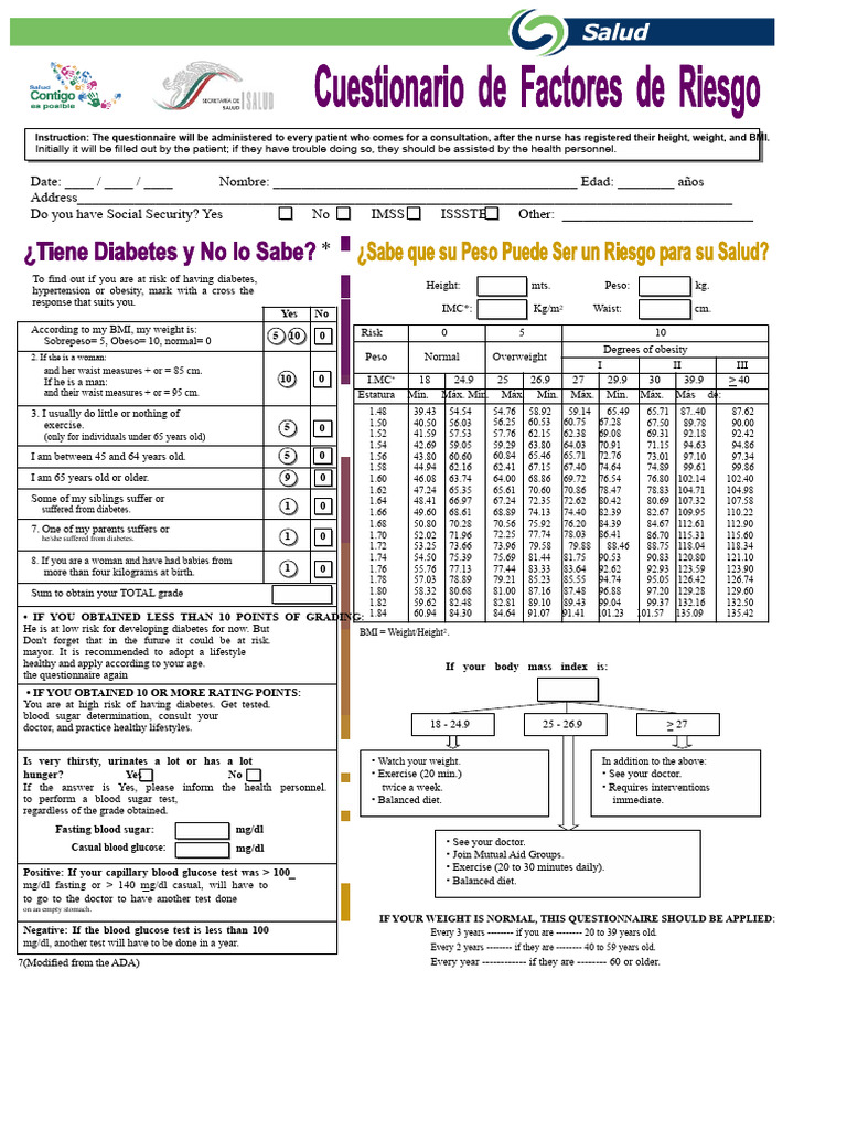 Risk Factors. | PDF | Cardiovascular Diseases | Hypertension