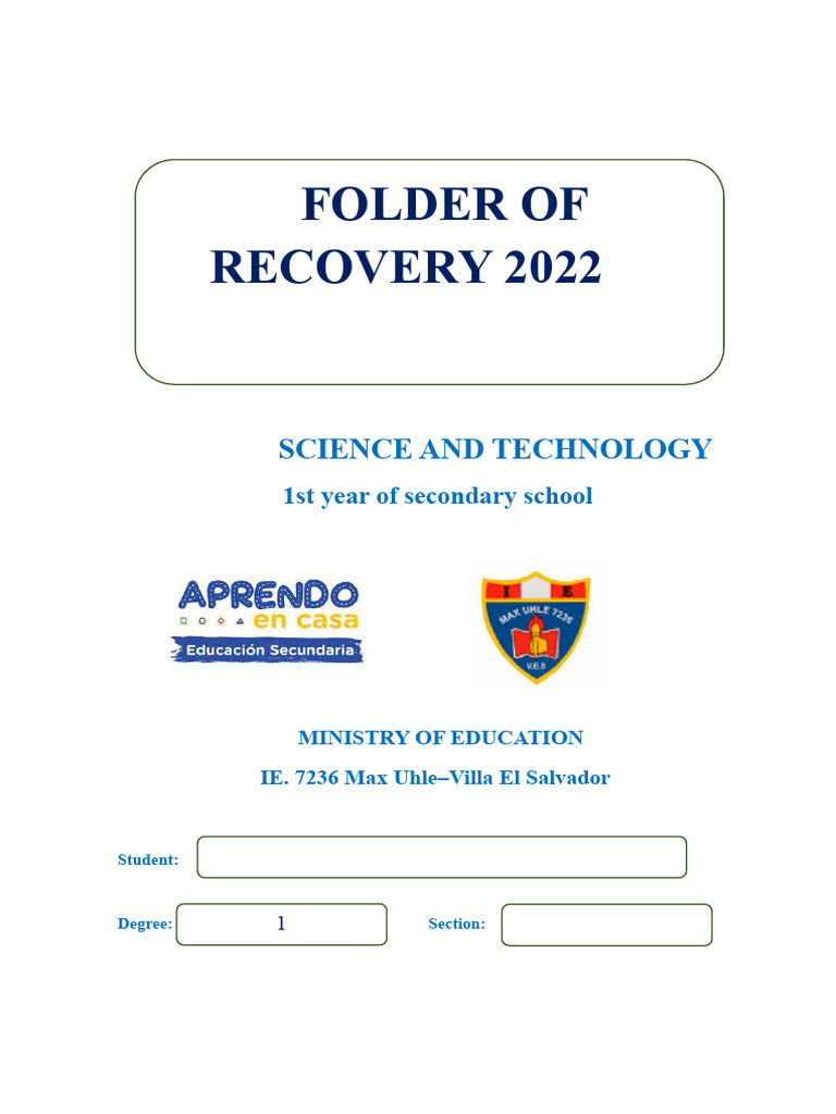 SCIENCE AND TECHNOLOGY - RECOVERY FOLDER 1st | PDF | Waves ...