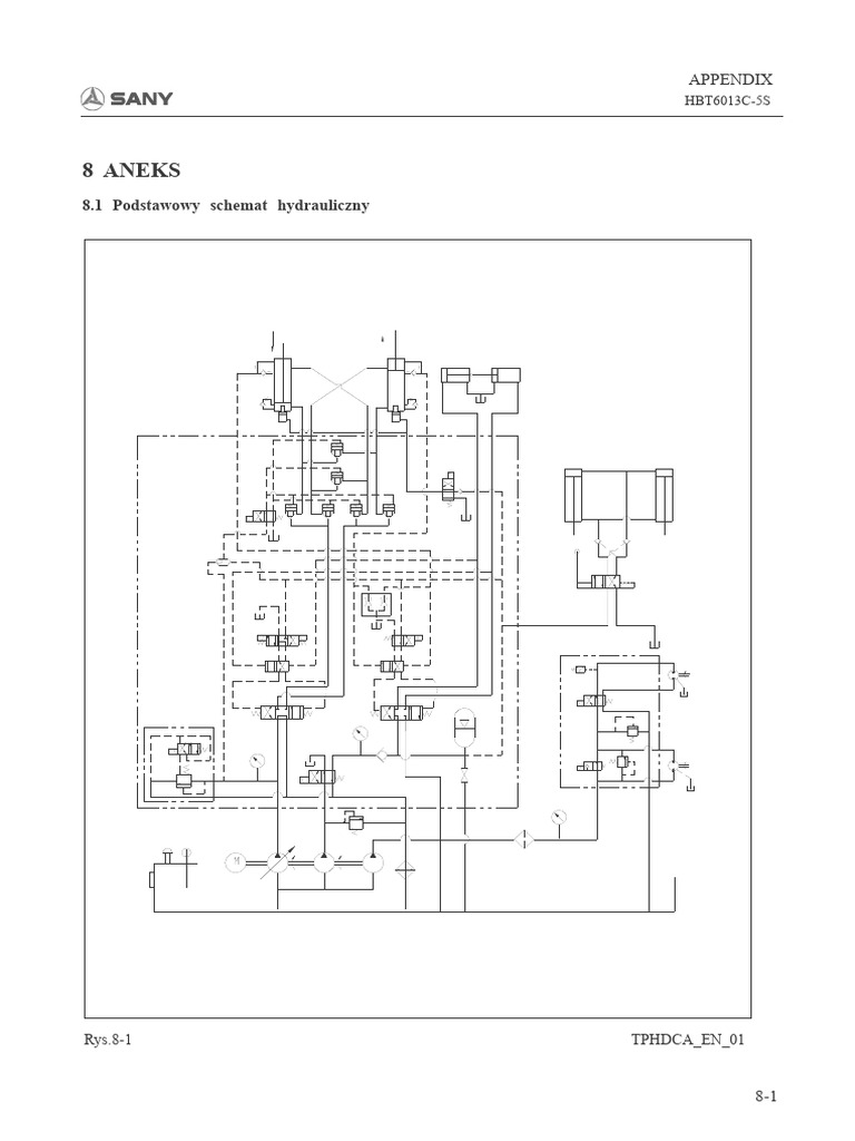 Schemat Hydrauliczny I Elektryczny | PDF