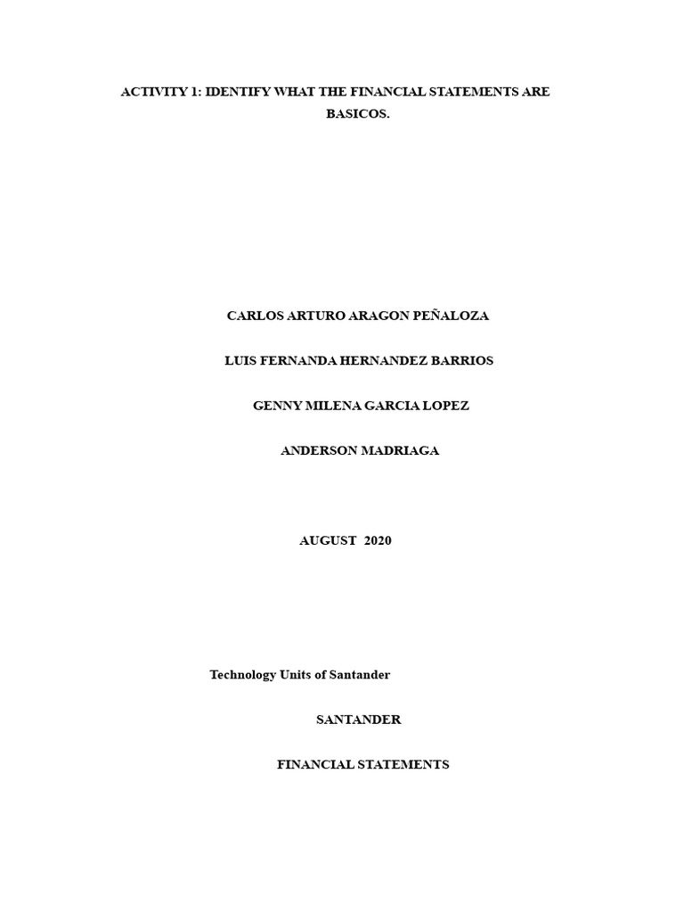 Understanding Basic Financial Statements | PDF | Income Statement ...