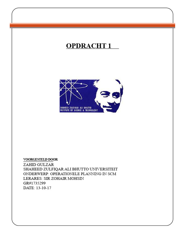 OPSCM | PDF