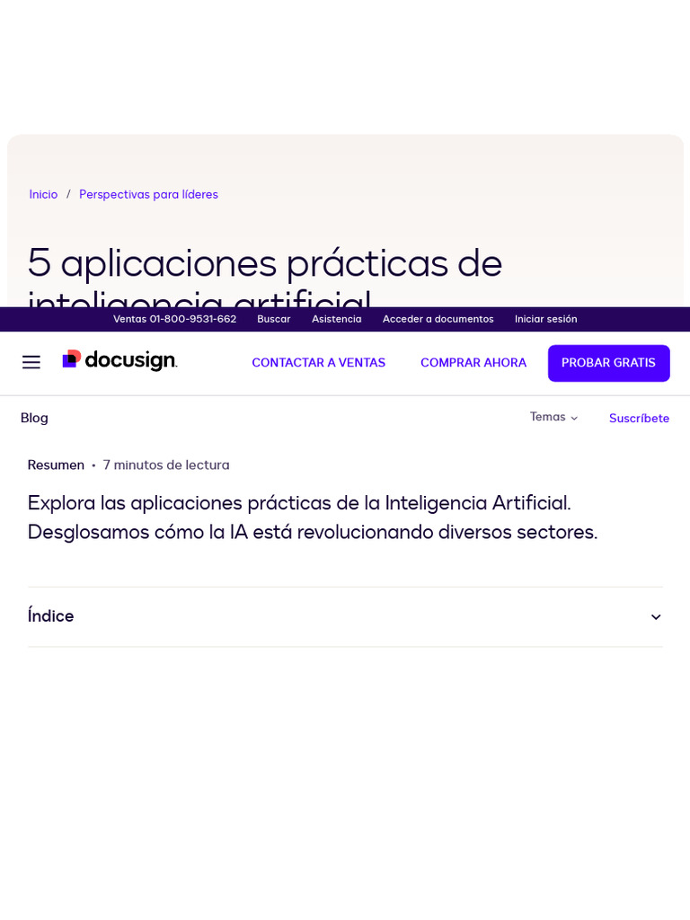 5 Aplicaciones Clave de IA en Negocios | PDF | Inteligencia artificial ...