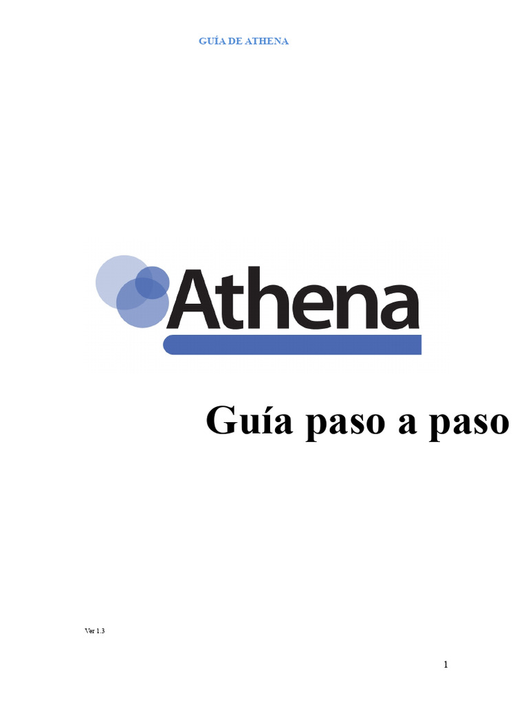 Guía Completa de Uso de Athena | PDF | Informática