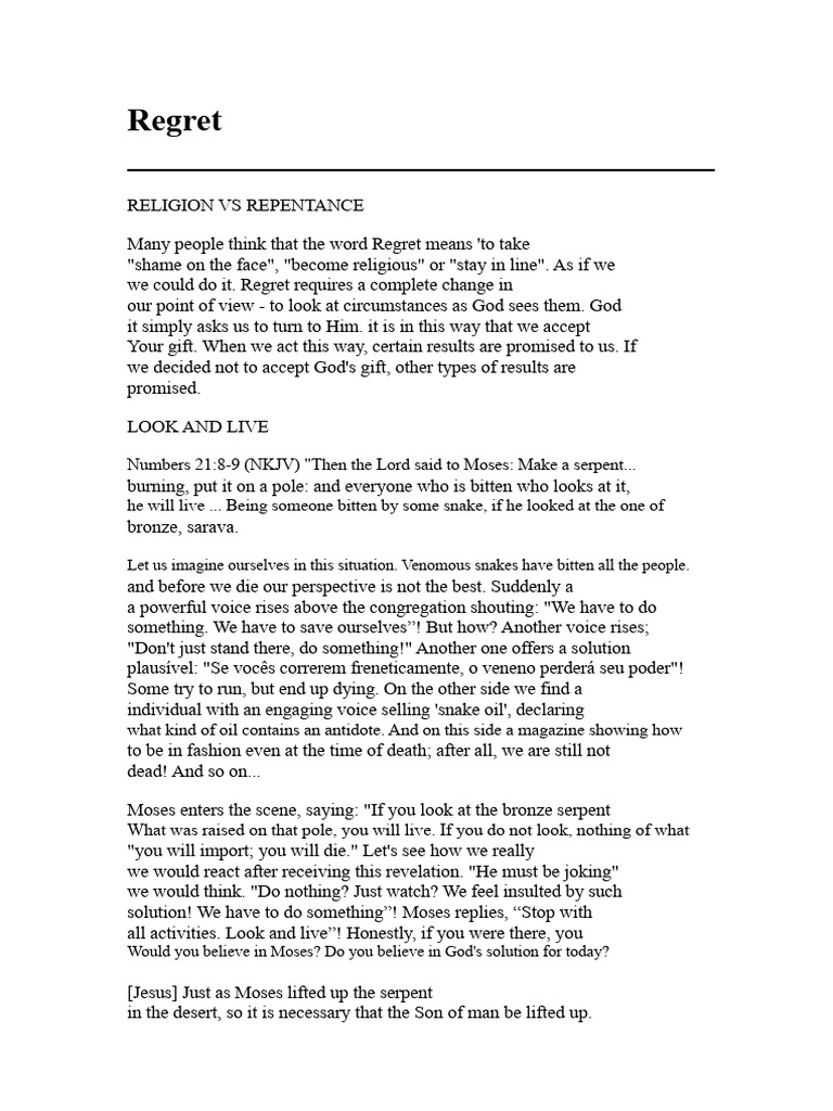 Repentance Preaching | PDF | Sin | Jesus