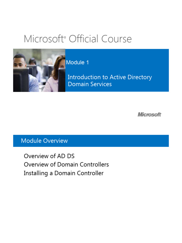 Active Directory Services Overview | PDF | Active Directory | Public ...