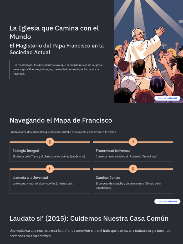 La Iglesia Que Camina Con El Mundo | PDF | Iglesia Católica | Teología ...
