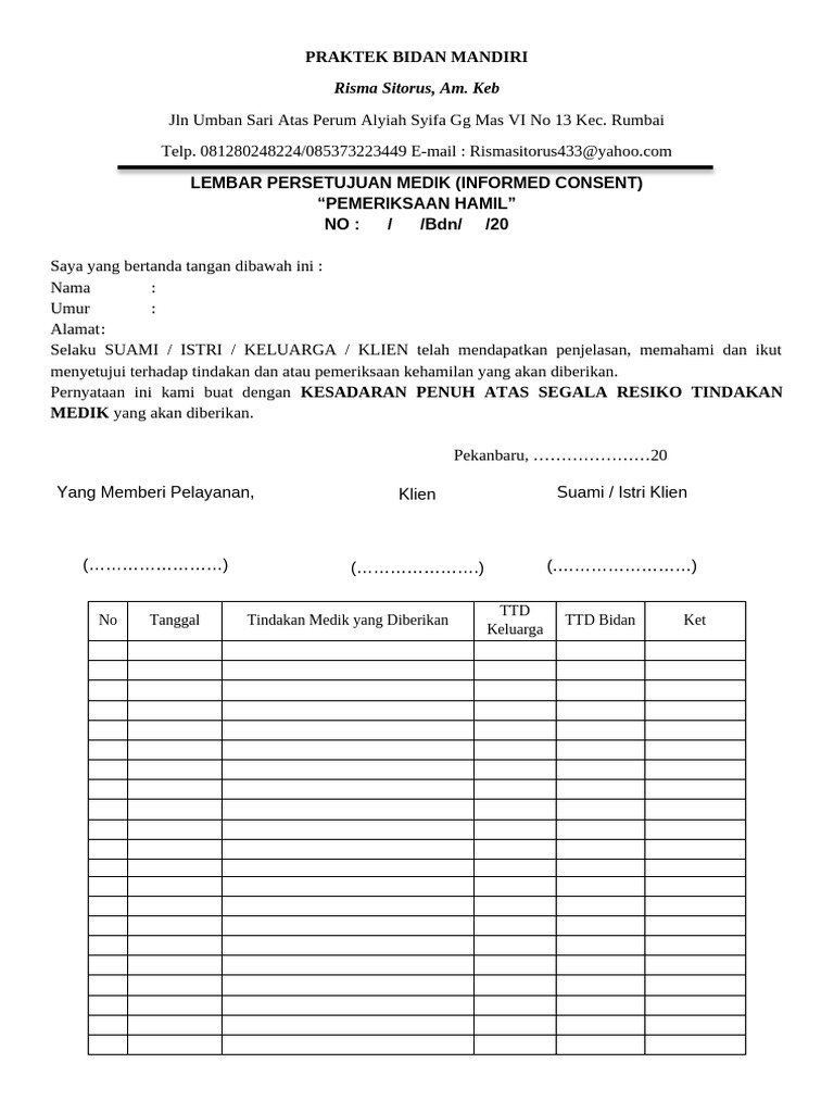 Pemeriksaan ANC | PDF