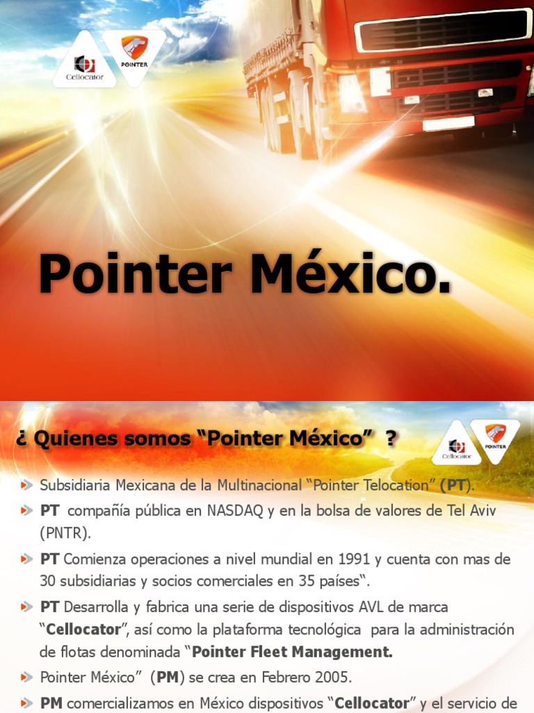 Gestión Avanzada de Flotas Pointer | PDF | Aplicación movil ...