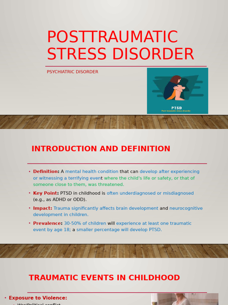 Understanding Childhood PTSD Symptoms | PDF | Psychological Trauma ...