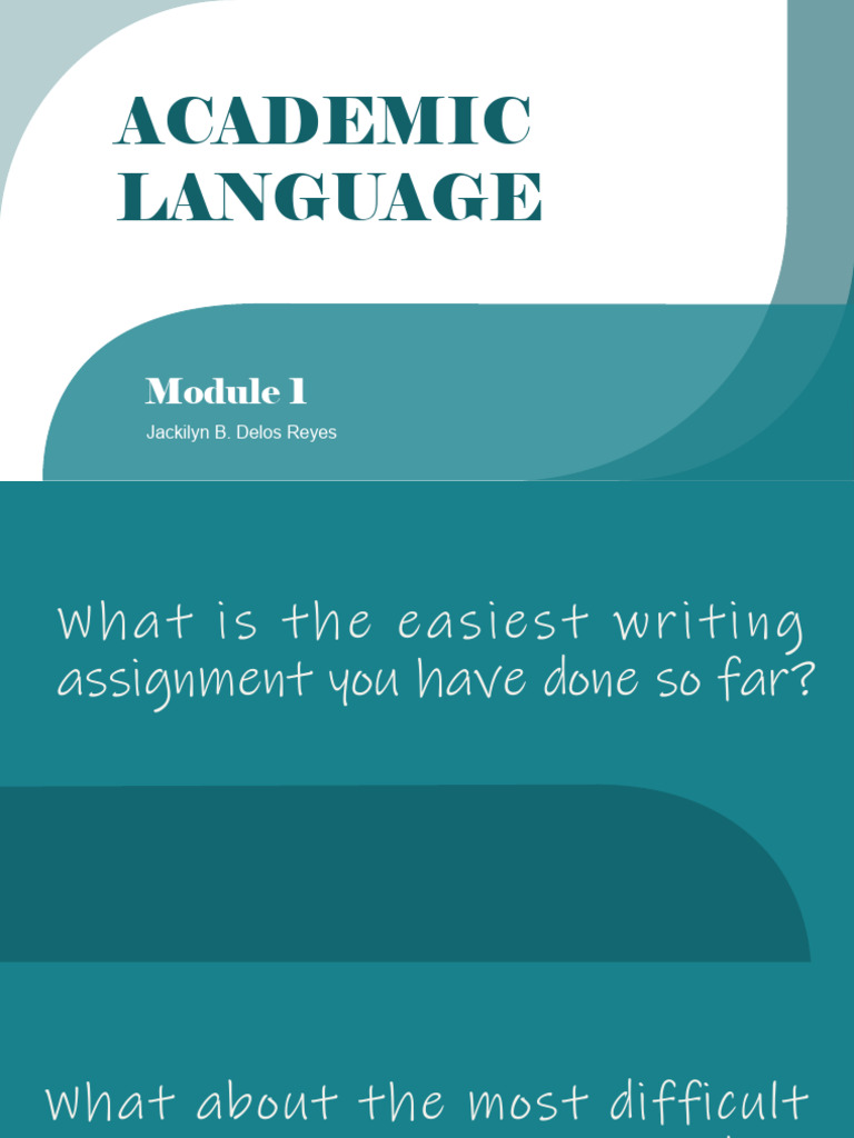 Understanding Academic Language Essentials | PDF | Cognitive Science ...