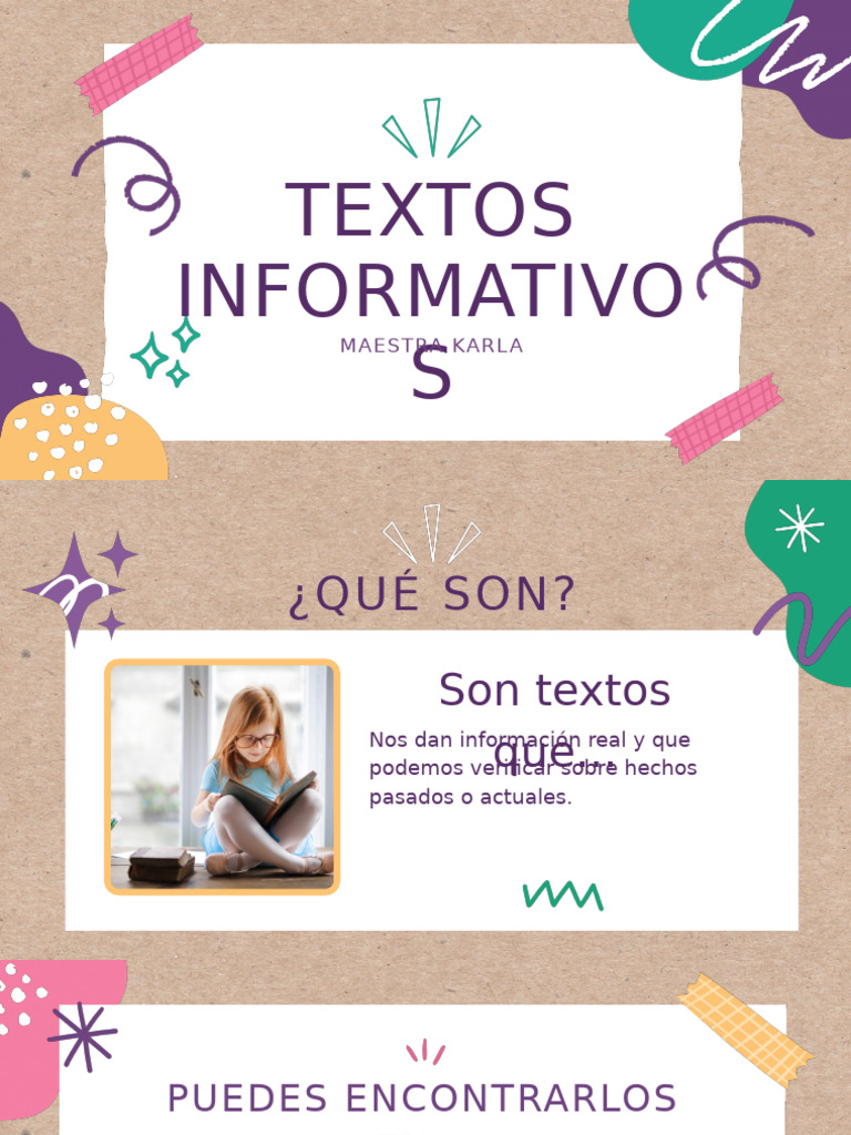 Los Textos Informativos | PDF