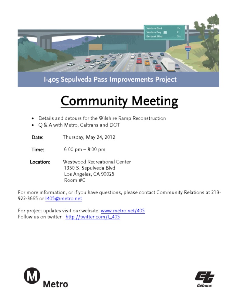Wilshire Ramp Meeting Notice 5-24-12 | PDF