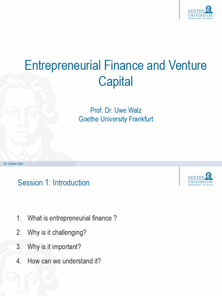 Venture Capital | PDF | Venture Capital | Corporate Finance