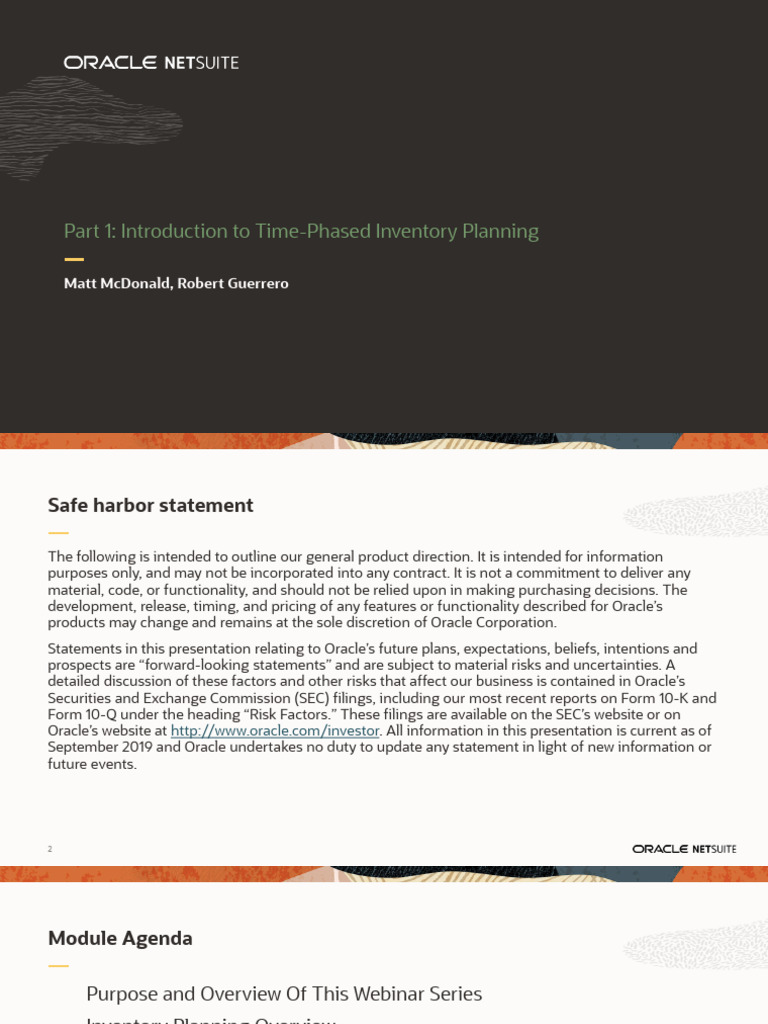 Time-Phased Inventory Planning Guide | PDF | Inventory | Demand