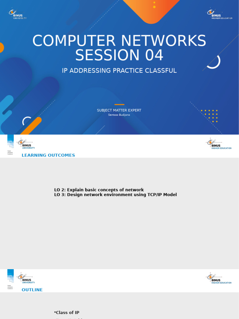 Network Layer 1 - IP Addressing Classful | PDF | Internet Protocols ...