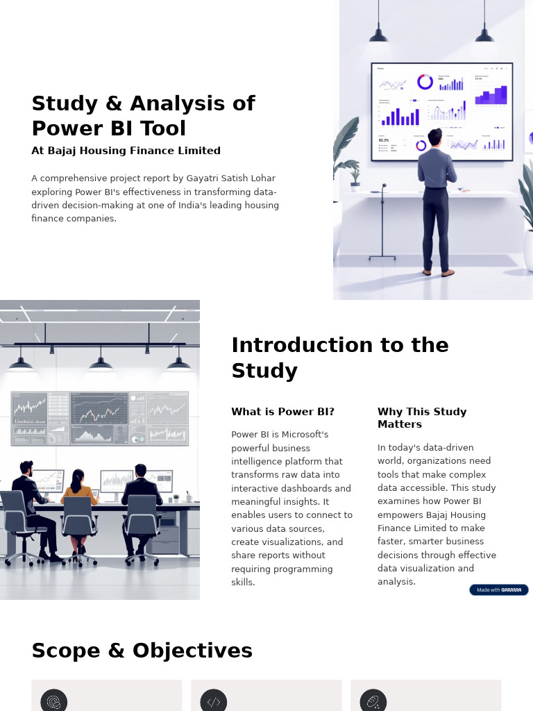 Study and Analysis of Power BI Tool | PDF | Analytics | Data