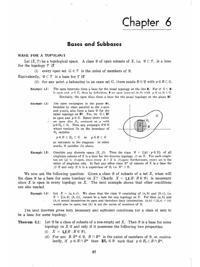 General Topology Chapter 6 | PDF