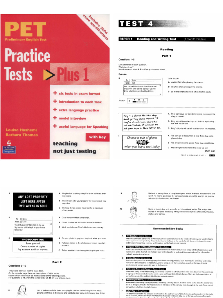 PET - Plus - TEST 4 | PDF