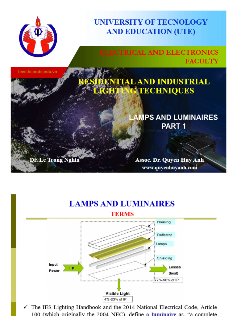 Chap 3 Lamp and Luminaire Part 1 | PDF | Compact Fluorescent Lamp ...