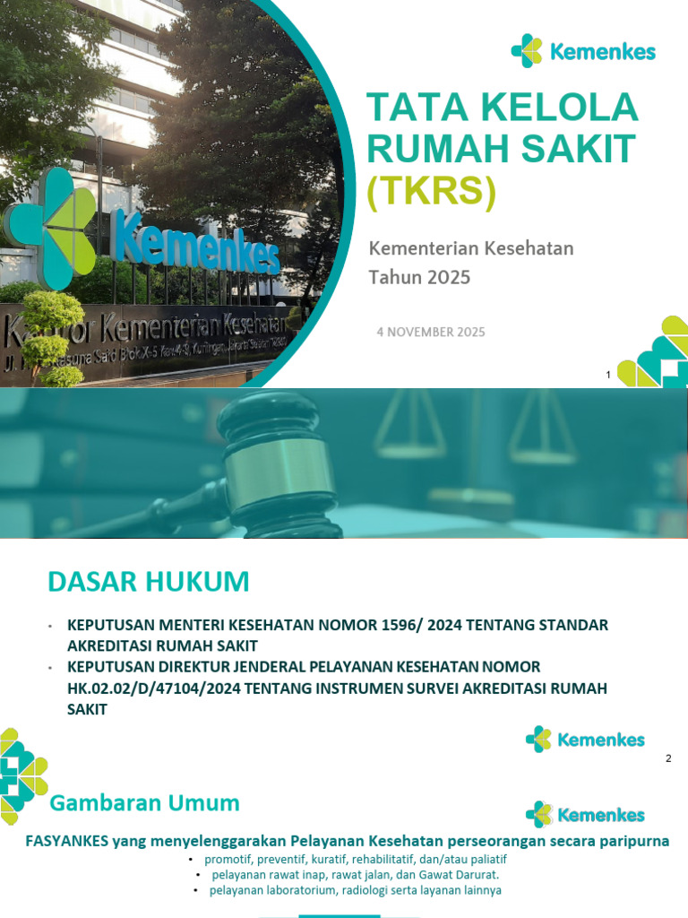 Tata Kelola Rumah Sakit 2025 | PDF