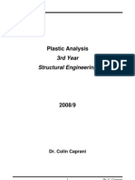 Plastic Analysis 0809 - Colin Caprani