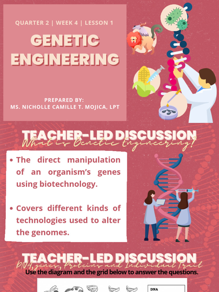 Understanding Genetic Engineering Concepts | PDF | Genetics | Natural ...