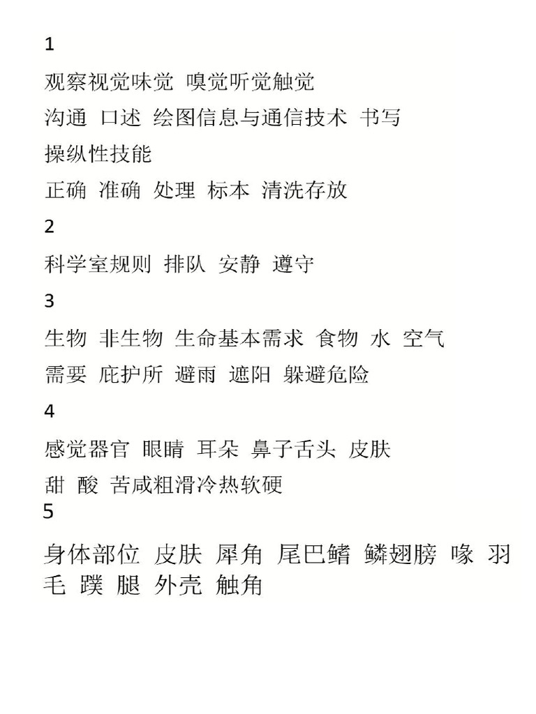 1 sc 生词 | PDF