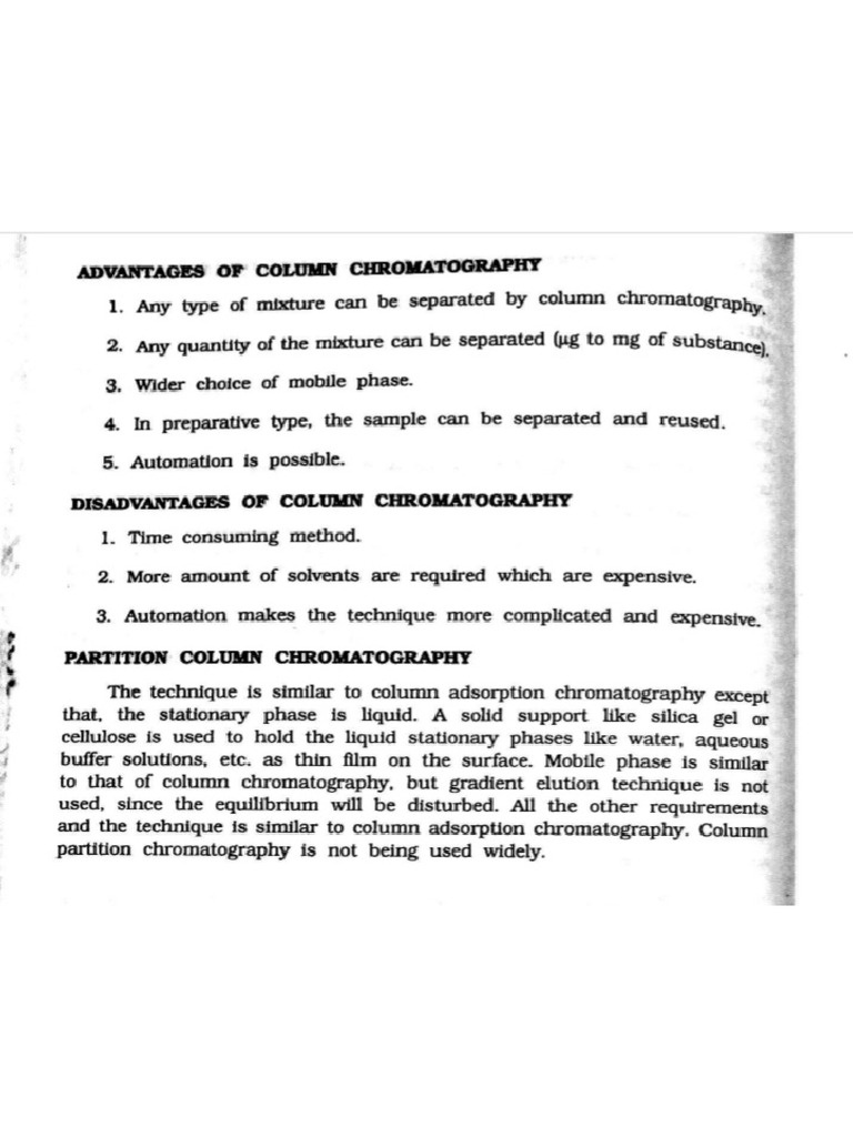 Column Chromatography | PDF