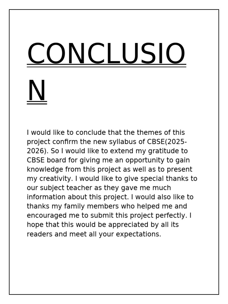 Conclusion | PDF