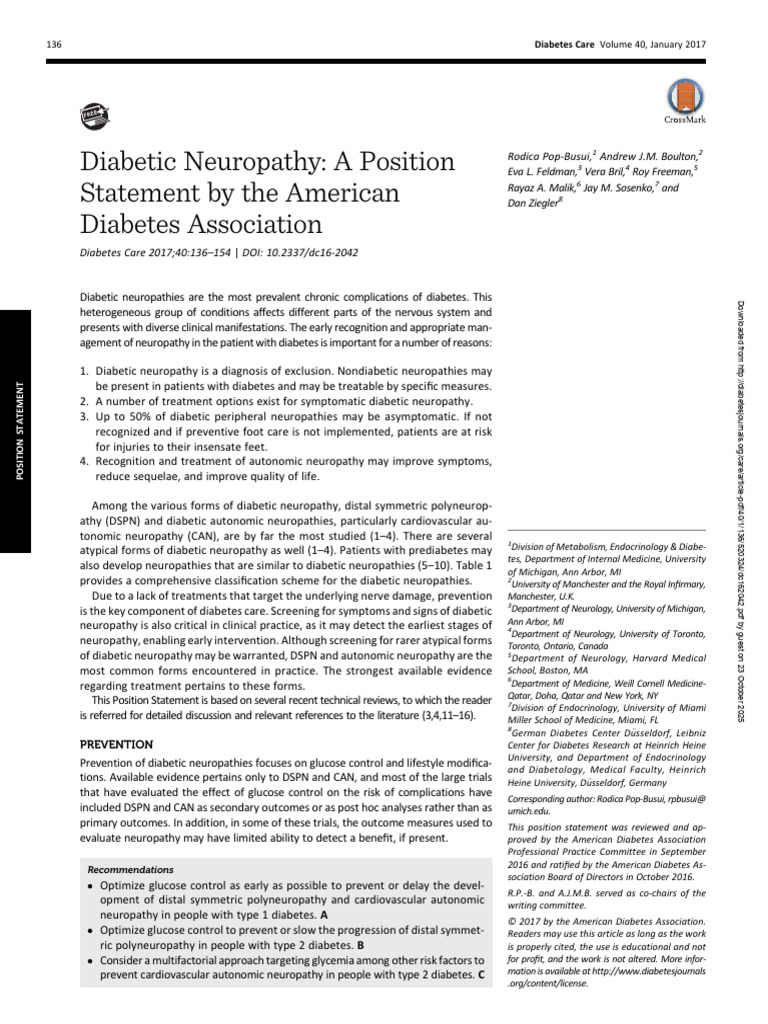 DC 162042 | PDF | Peripheral Neuropathy | Diabetes