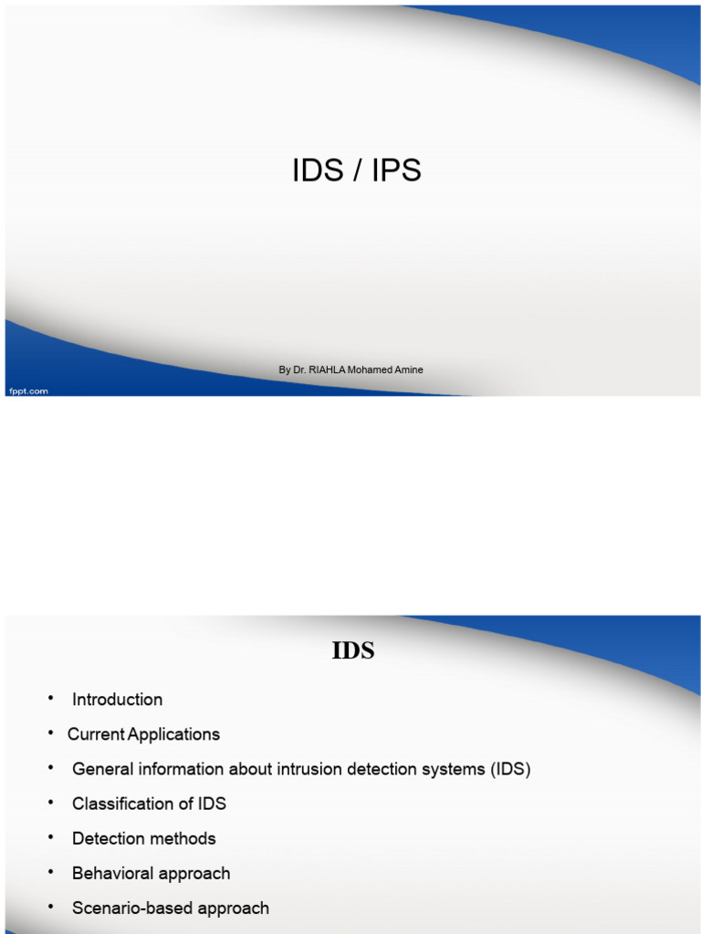 Understanding IDS and IPS Systems | PDF | Computing | Networks