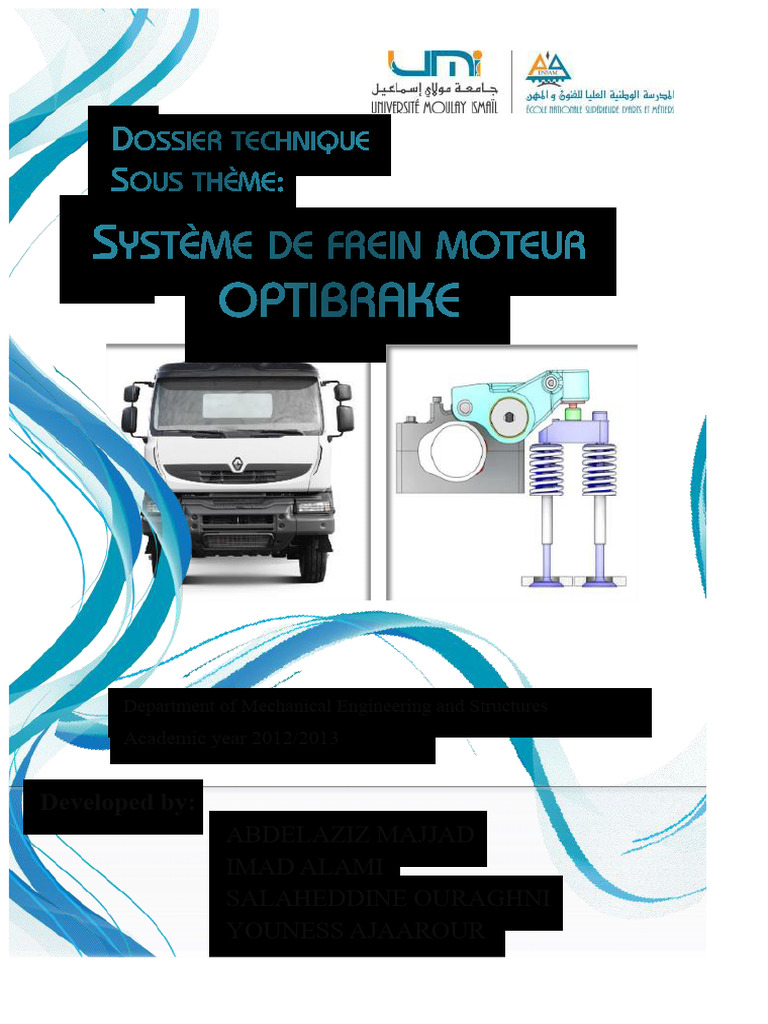 Optibrake Engine Brake System Overview | PDF | Piston | Engines