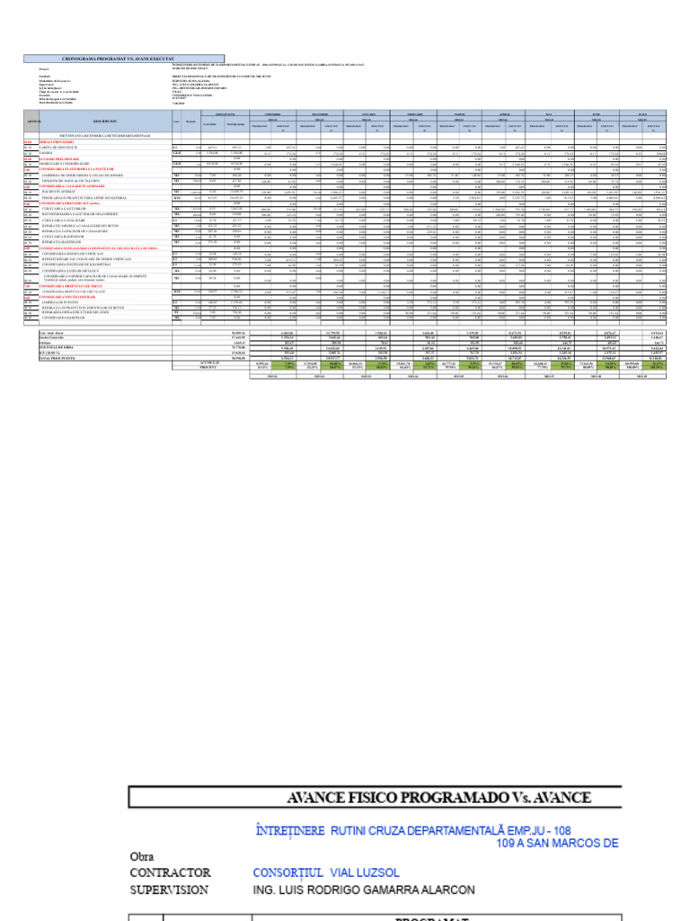 Programare Planificată Vs Executată | PDF