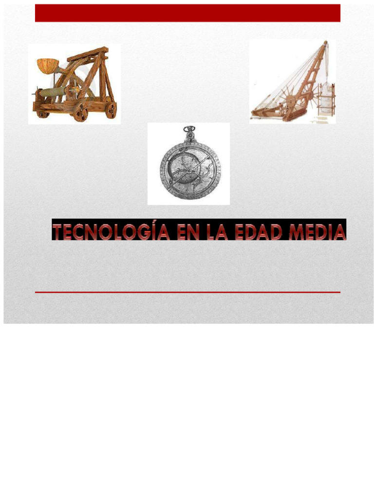 Innovations of Medieval Technology | PDF
