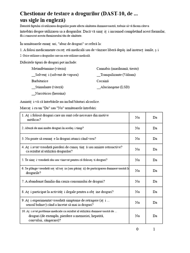 Dast 10 | PDF