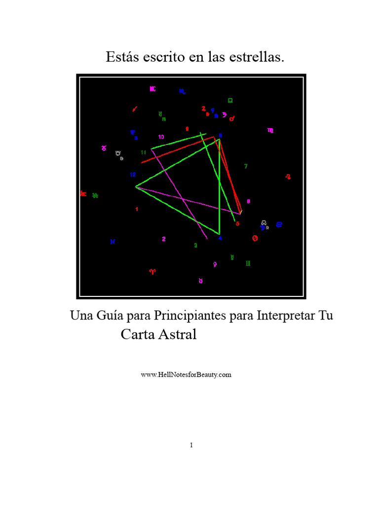 Guía para Leer tu Carta Astral | PDF | Horóscopo | Astrología