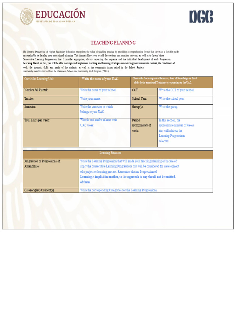 Teaching Planning Format. | PDF | Learning | Knowledge
