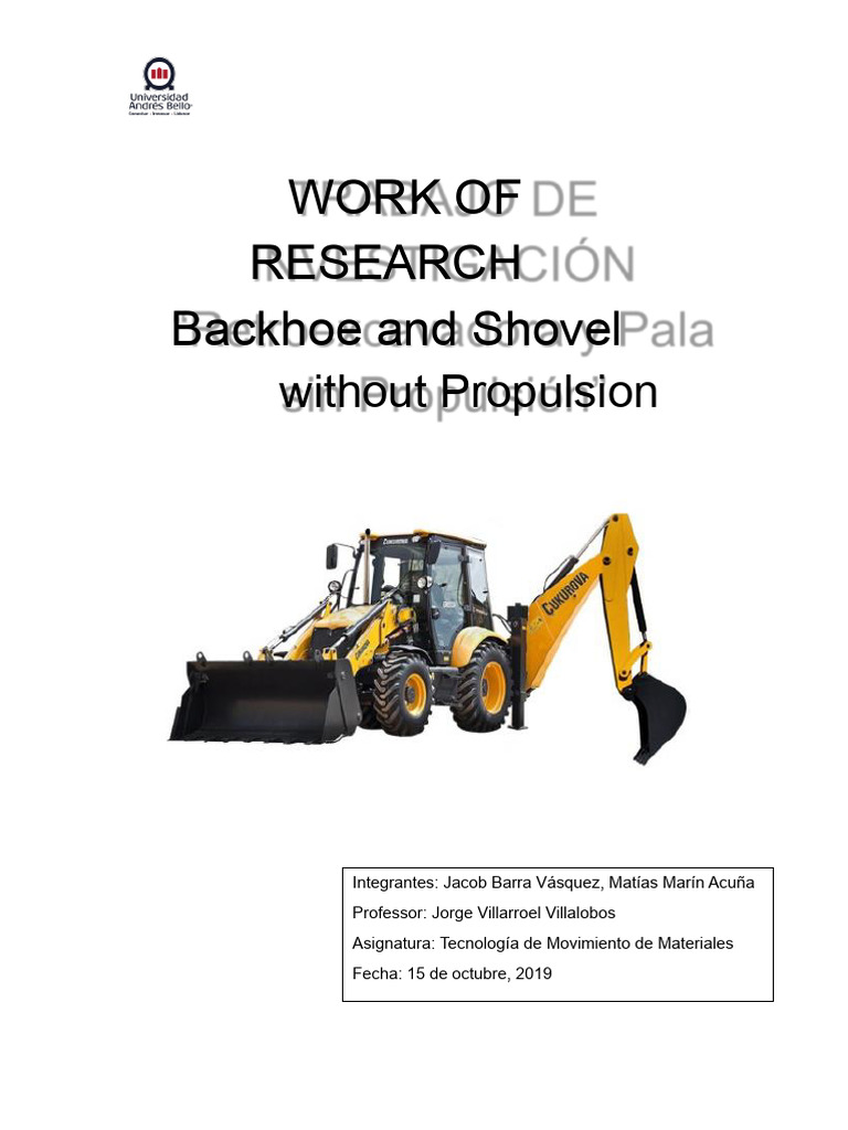 Backhoe Loader | PDF | Loader (Equipment) | Tractor