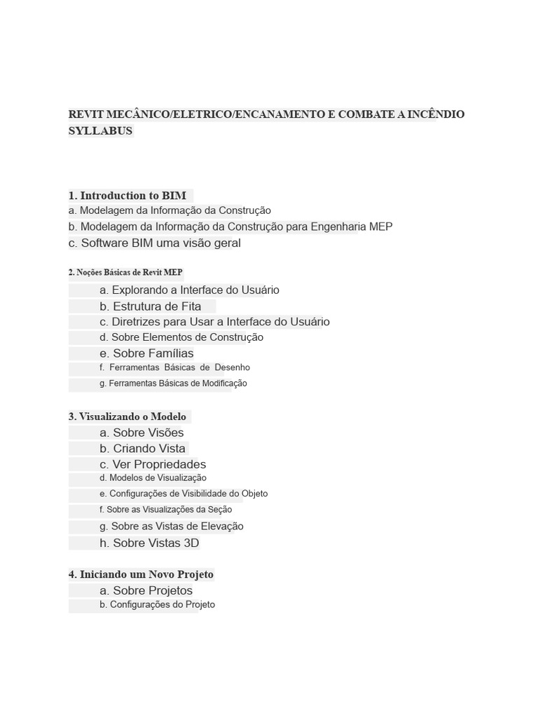 Curso Completo de Revit MEP e BIM | PDF | Autodesk Revit