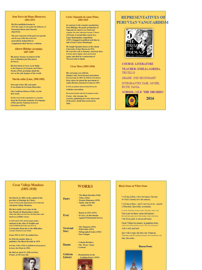 Triptych 2 | PDF | Peru | Poetry