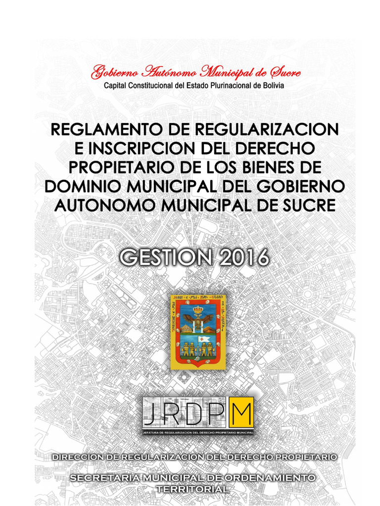 REGULATION FOR THE REGULARIZATION AND REGISTRATION OF PROPERTY RIGHTS ...